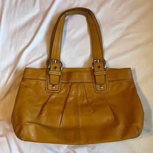 Coach Mustard Leather Purse